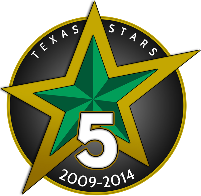 Texas Stars 2013 14 Anniversary Logo iron on heat transfer